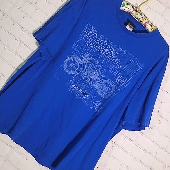 Harley-Davidson Motorcycles Bike Anatomy Graphic Print Tee Tshirt Mens Size 2XL - Picture 7 of 16